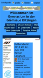 Mobile Screenshot of gymnasium-ditzingen.de